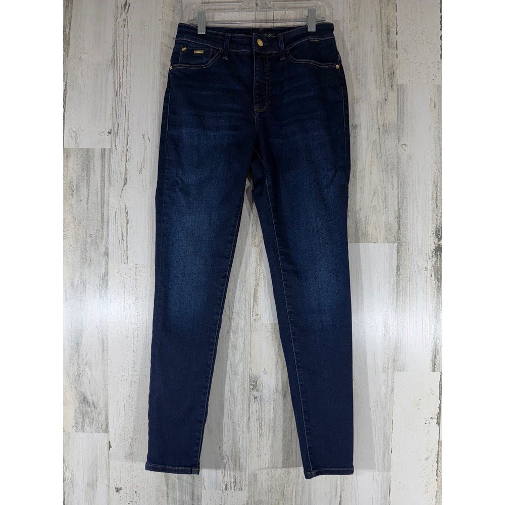 Mavi Gold Jeans Size 27/28 Alissa High Rise Super Skinny‎ Jeans Dark Wash